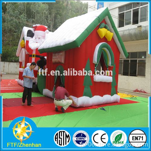 custom used to Christmas holiday decorations giant inflatable Santa house decorations